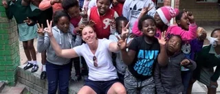 Bygger förskolor i Sydafrika