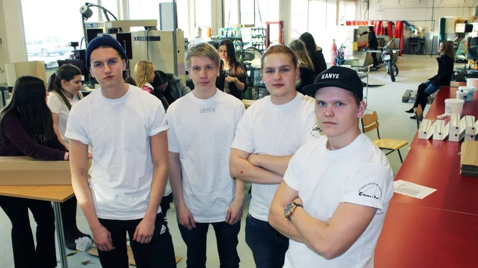 Lukas Hagkvist, Melker Eriksson, Linus Karlsson och Andreas Ljunggren har med framgång drivit UF-företaget Malls.