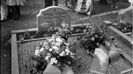 1983 hedrade arbetarrörelsen i Västervik minnet av Sture Larsson. Arkivfoto:  Anders Steiner