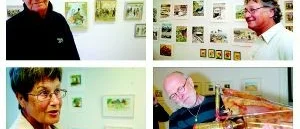 Fem Västervikskonstnärer på Galleri 55