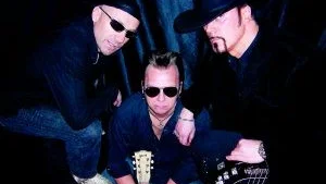 Redo för rock. Benna Sörman, Frank Liestam och Werner Theunissen ser fram emot att avsluta hojrocken i Västervik. Foto: Marika Eriksson