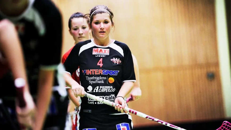 Linn Svensson gjorde WIBK:s första mål i hemmamatchen mot Craftstaden.