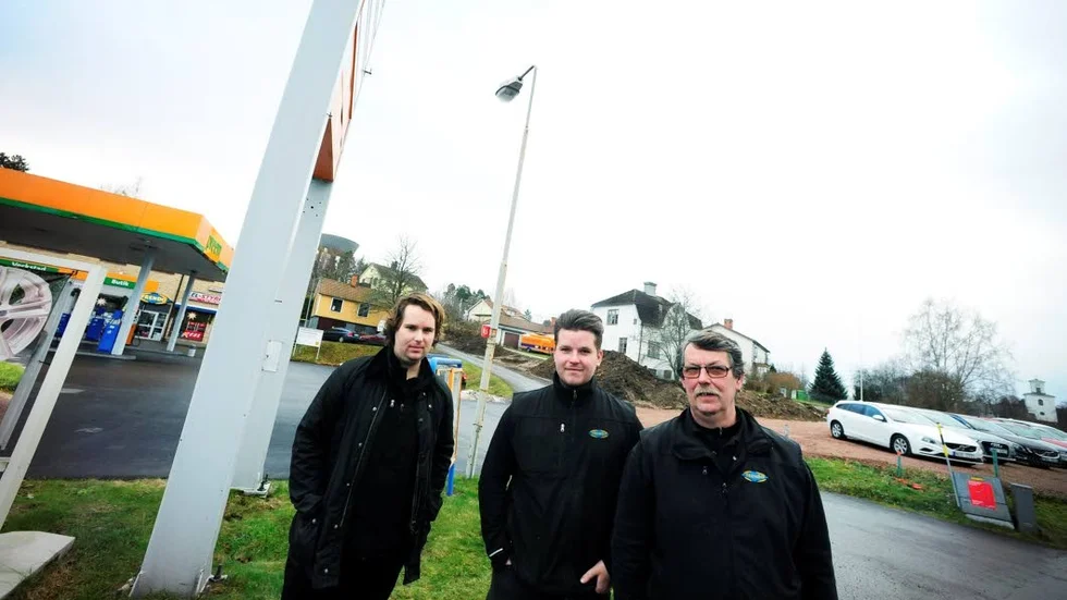 Familjeföretag. Thomas Antonsson (t.h) med sönerna Adam Antonsson (t.v) och Robin Antonsson (mitten).