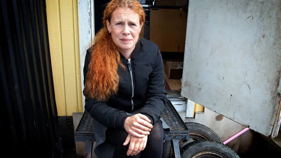 Lurad kund. Therese Andersson köpte möbler som sedan beslagtogs.
