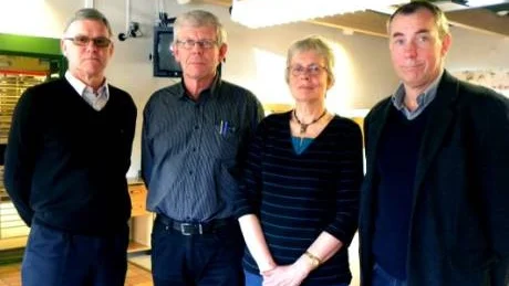 Rune Jonsson, Göran Johansson, Kerstin Malmberg och Jan-Inge Gustafsson