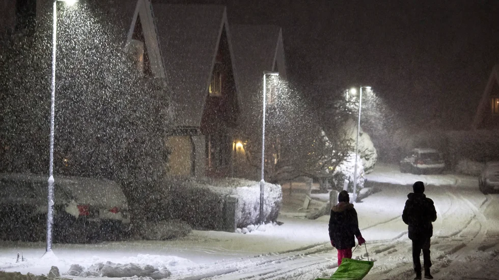 Det kan komma snö till Sörmland på söndag, säger Therese Fougman, meteorolog på SMHI.
