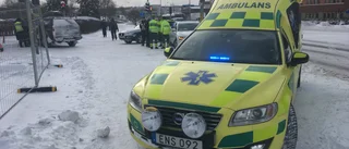 Krock vid trafikljus på E4 i centrum