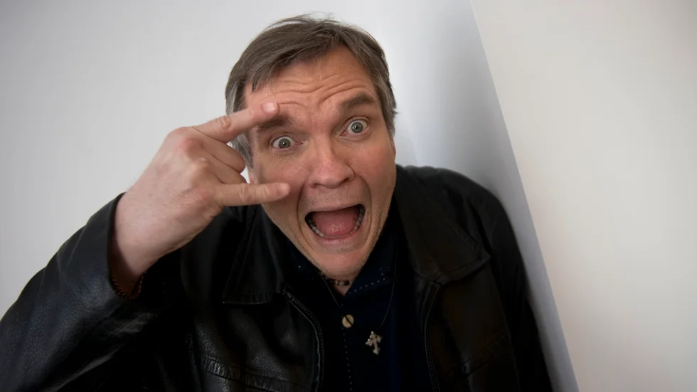 Meat Loaf hyllas av Hollywood. Arkivbild.
