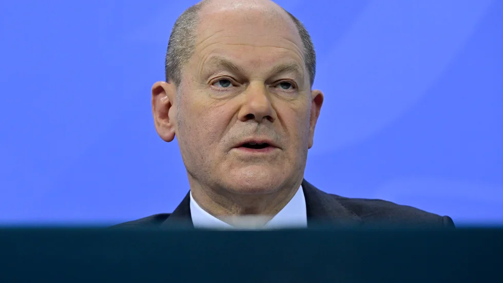 Tysklands förbundskansler Olaf Scholz (S).