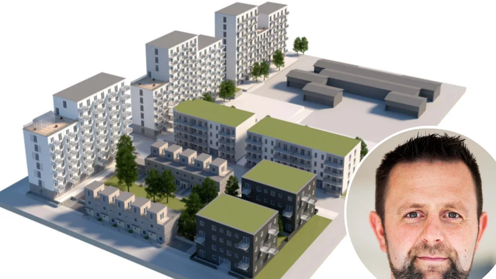 Holger Frenses bolag FL bygg ska bygga 300 lägenheter i Årby Norra. Den första etappen består av 204 lägenheter med byggstart i februari.