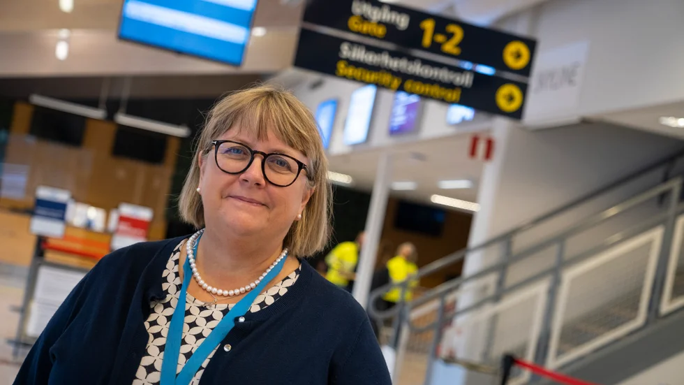Även om satsningen på paketresor inte innebär fler avgångar från Linköping ser Camilla Lejon, vd för Linköping City Airport, positiva effekter även för flygplatsen. 