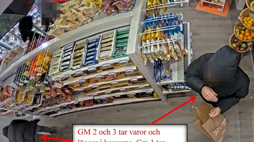 Tre gärningsmän stal varor för 3 000 kronor i en obemannad Lifvsbutik i Bredsand.