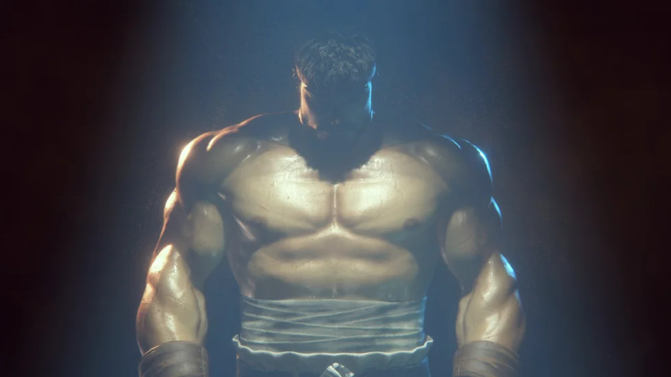 Slagskämpen Ryu har fått en skäggigare framtoning i kommande "Street fighter 6". Pressbild.
