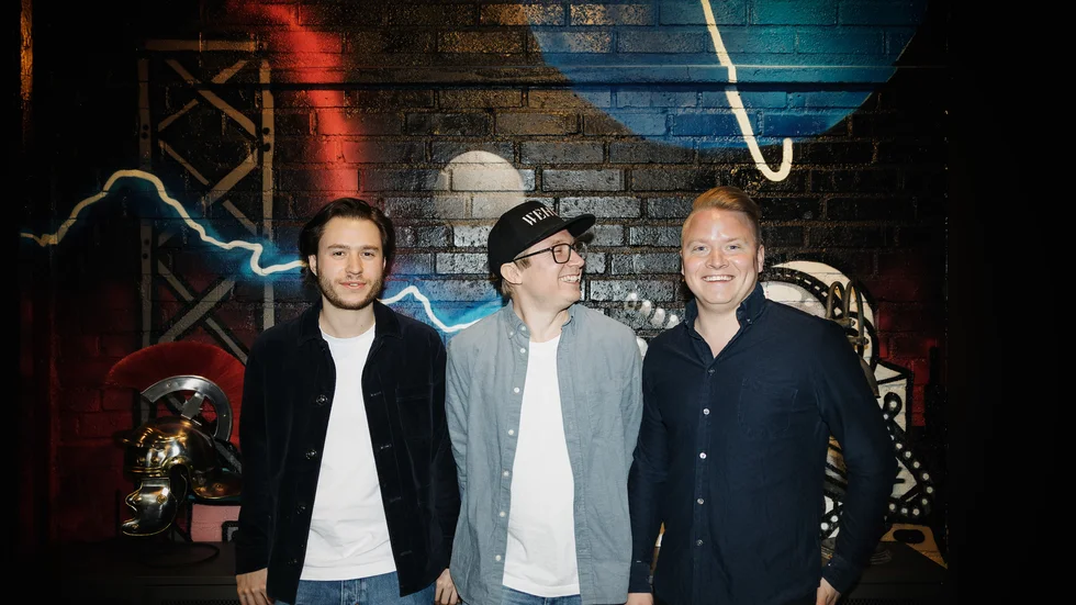 Robin Åström, 28, Emil Smith, 34 och Gustaf Smith, 29 grundade Wehype 2016. 