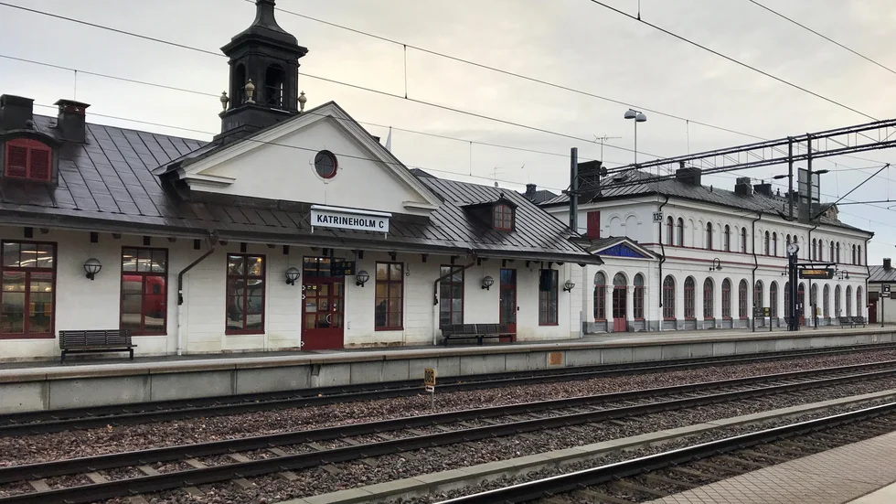 Det blev stopp i tågtrafiken mellan Katrineholm och Norrköping på tisdagen på grund av en olycka.