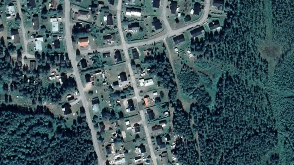 Området kring Skogsvägen 25