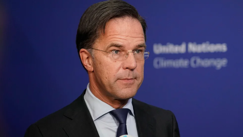 Nederländernas sittande premiärminister Mark Rutte.. Arkivbild.