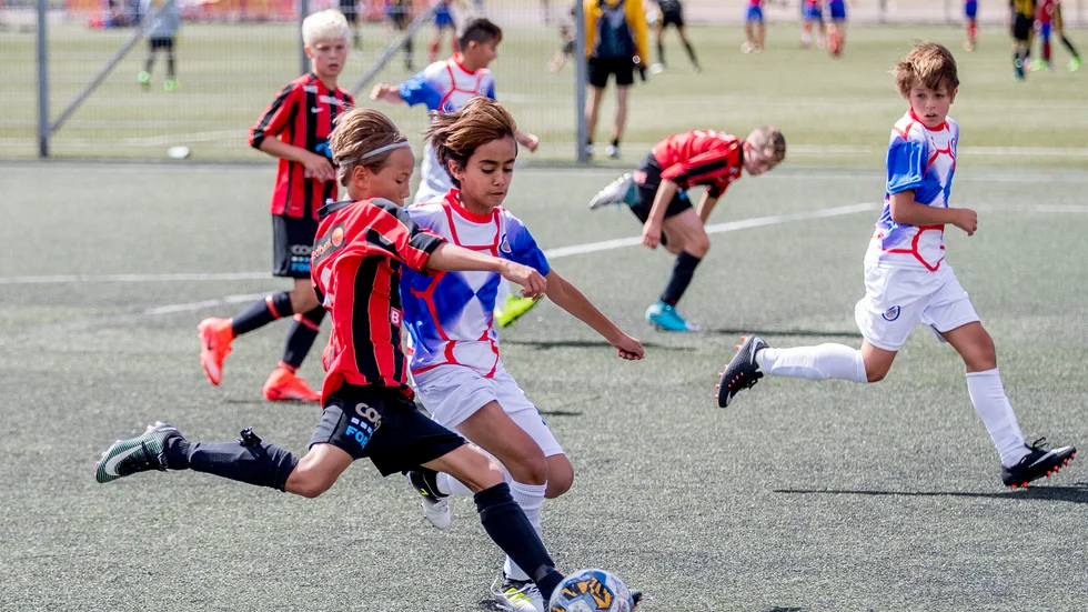 En match i Gothia Cup 2017. Arkivbild.