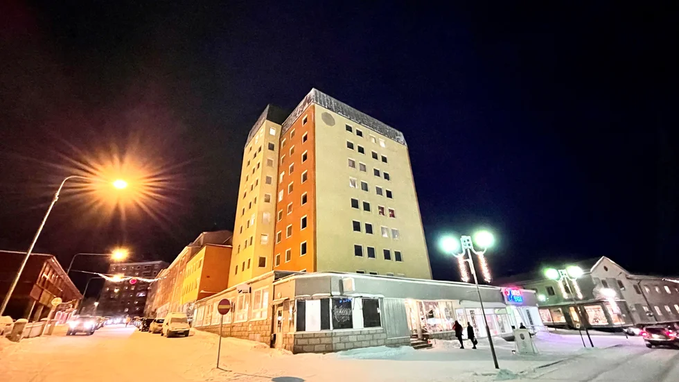 Även Tempohuset i Kiruna centrum har drabbats av ökad sprickbildning och måste tömmas. 