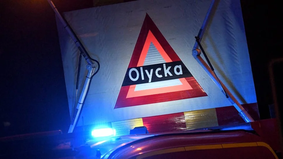 SOS larmades om en trafikolycka på onsdagen.