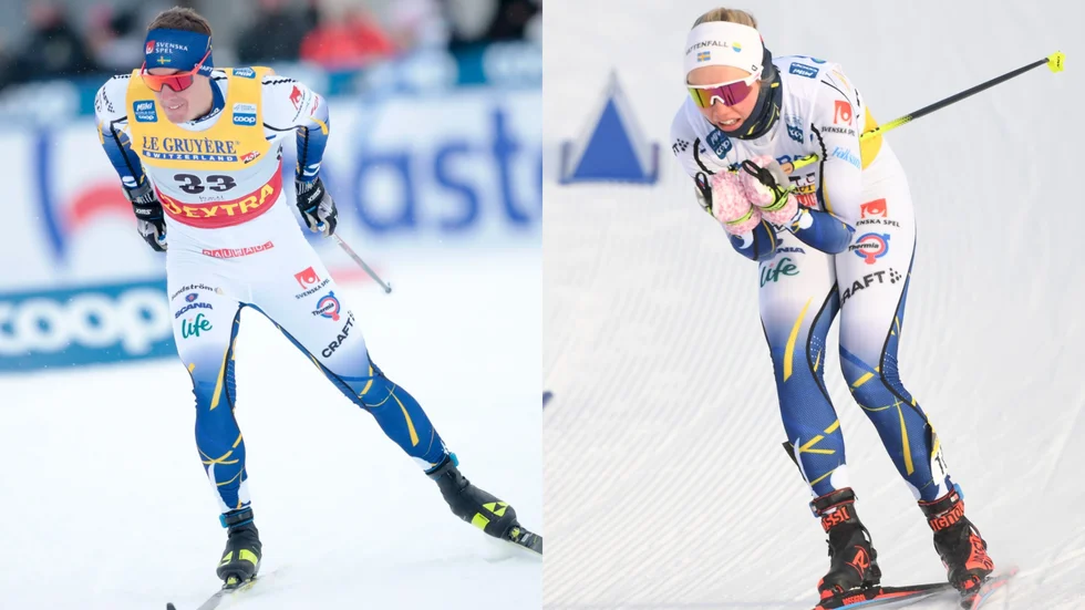Johan Häggström och Emma Ribom imponerade i världscupens sprintkval.