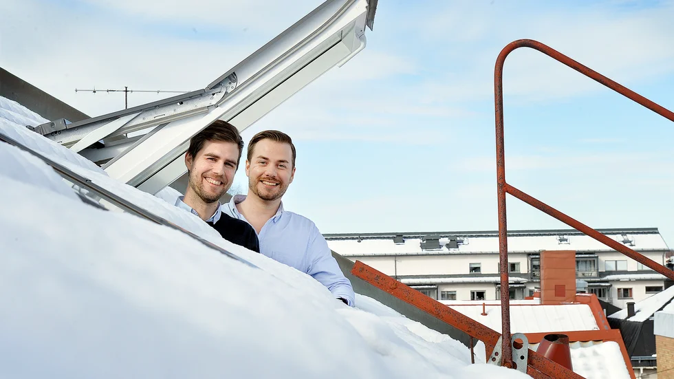 Sticker ut. Jonas Andersson och Jon Lundström tar fram innehåll med journalistisk känsla. Foto: Annika Eriksson.