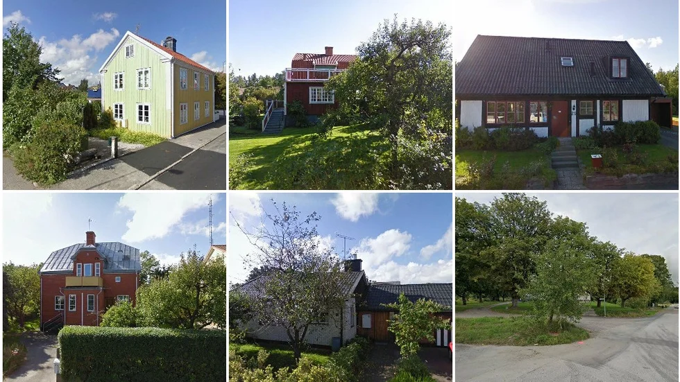 Styrmansgatan 8A, Floridagatan 7, Flundregatan 29, Lövbergagatan 23, Flädervägen 15 och Vidavägen 2