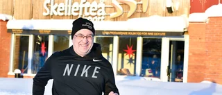 Löparskorna på för flygplatschefen när Skellefteå Airport slår passagerarrekord