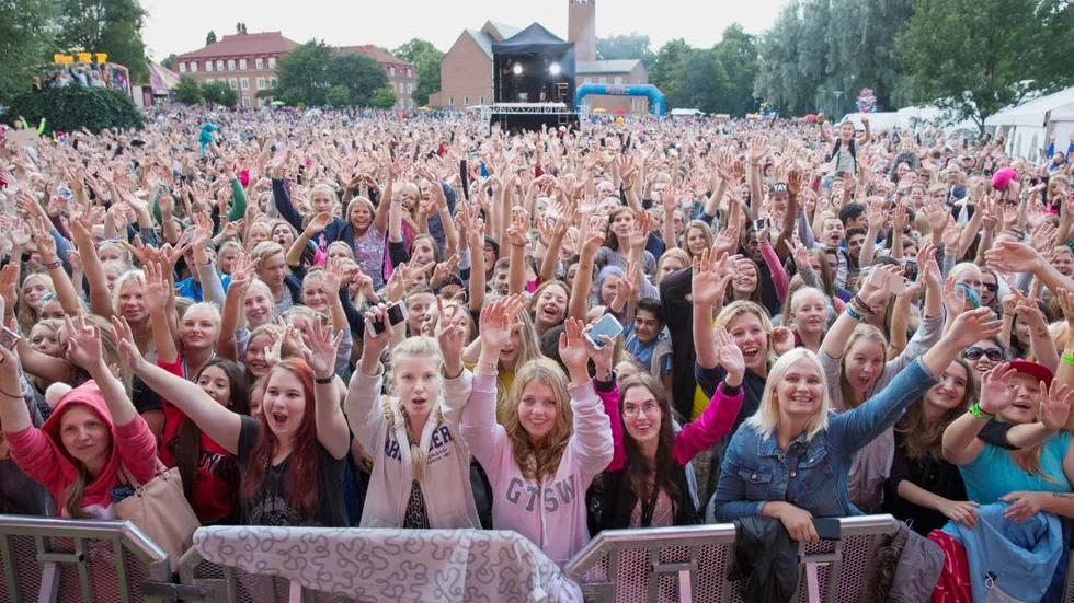 Så här brukar det se ut i Vasaparken under festivalen.