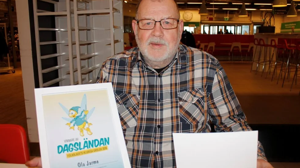 Ola Jarme från Finspång vann finalen i Dagsländan och blev 10 000 kronor rikare i resepresentkort.