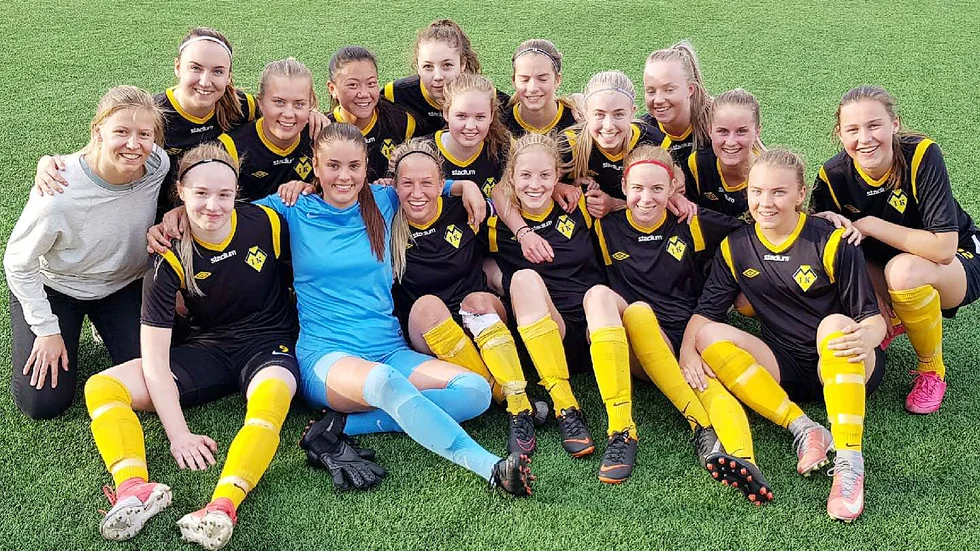 Ett glatt Mycklegäng efter första segern i division I. I helgen blev det dock förlust mot Team TG. 