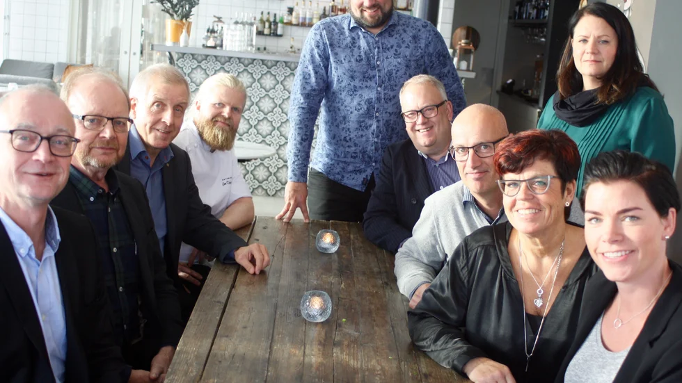 Pionjärerna som deltog i den första upplagan av Välgörenhetslunchen.