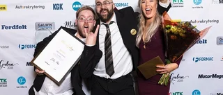 Butik i Skellefteå fick utmärkelse på Motorgalan