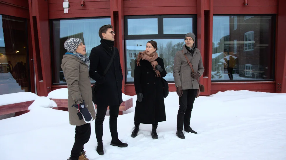 Finansdepartementet, avdelningen för samhällsplanering och bostäder, besökte under tisdagen Gällivare.