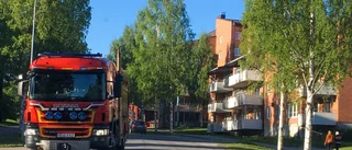 Stor utryckning efter larm om brand på Morö Backe