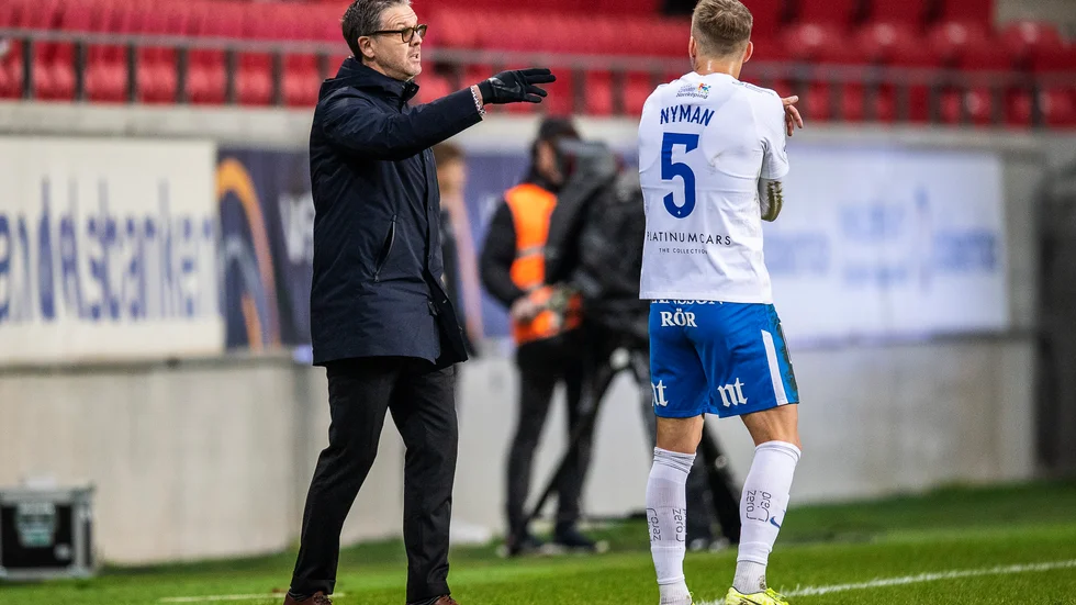 Rikard Norling har en ganska sargad trupp och kan behöva spela utan Christoffer Nyman i säsongens sista bortamatch.