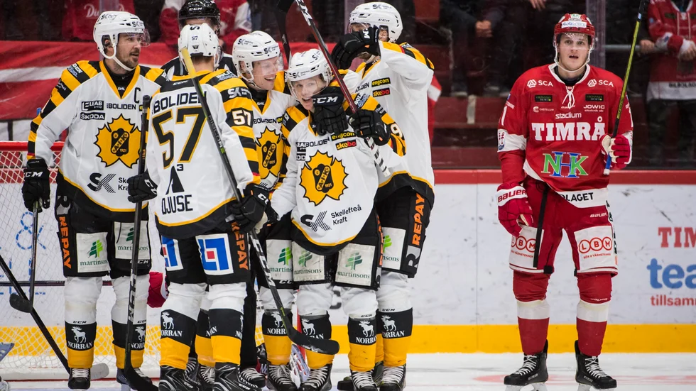 Skellefteå AIK vann med 5–3 i höstens möte i Timrå. 