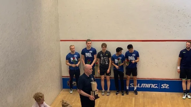 Miko Äijänen, Zeeshan Khan, Michael Babra och Erik Jakobsson fick nöja sig med ett silver i SM-slutspelet efter förlusten mot Göteborg. 