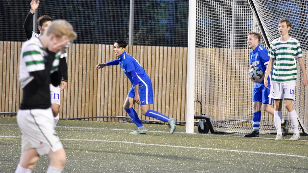 Matchhjälte. Mostafa Heydari kunde stöta in bollen från en meters håll efter ett fint förarbete av Ayanle Ismail.