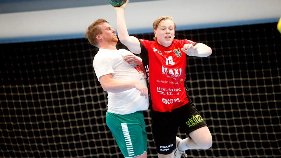 Adam Skogäng gjorde precis som Axel Abrahamsson sju av målen i Boden.