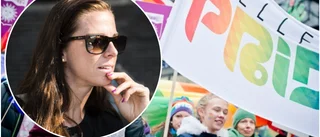 Fotbollsproffset Lotta Schelin berättade om öppenhet inom idrottsrörelsen på Skellefteå Pride: ”Jag vill aldrig mer ljuga” • Supporterkulturen är ett problem för herrarna