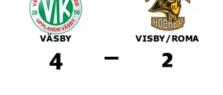 Förlust för Visby/Roma borta mot Väsby