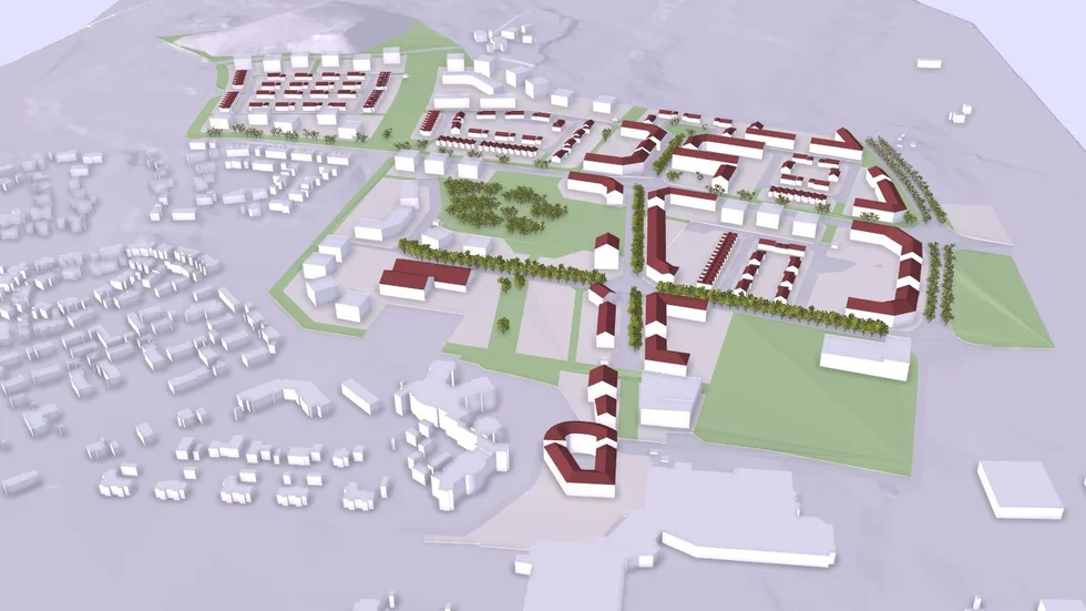 Kommunen satsar på livesändning för att presentera detaljplanen för Bråstorp etapp 3.
