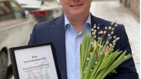 Årets Cancernätverkare 2022 tilldelas Richard Rosenquist Brandell, professor vid Karolinska Institutet, föreståndare GMS och ledamot Nobelkommittén.