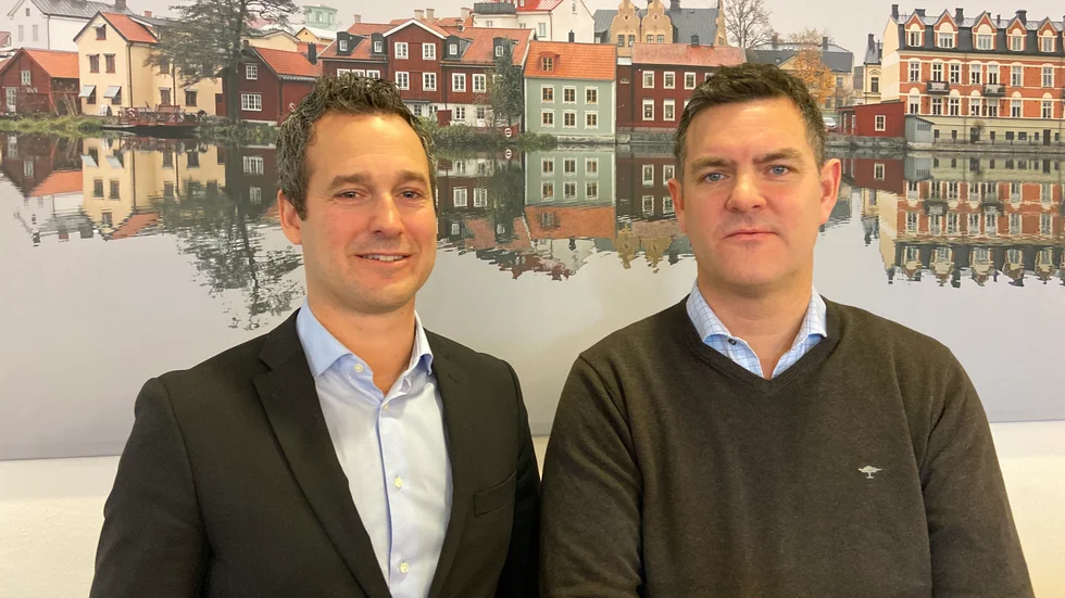 Per Balck och Henrik Gustafsson på Handelsbanken i Eskilstuna. 
