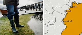 SMHI:s klass 2-varning för juldagen: Kan bli mycket högt vattenstånd