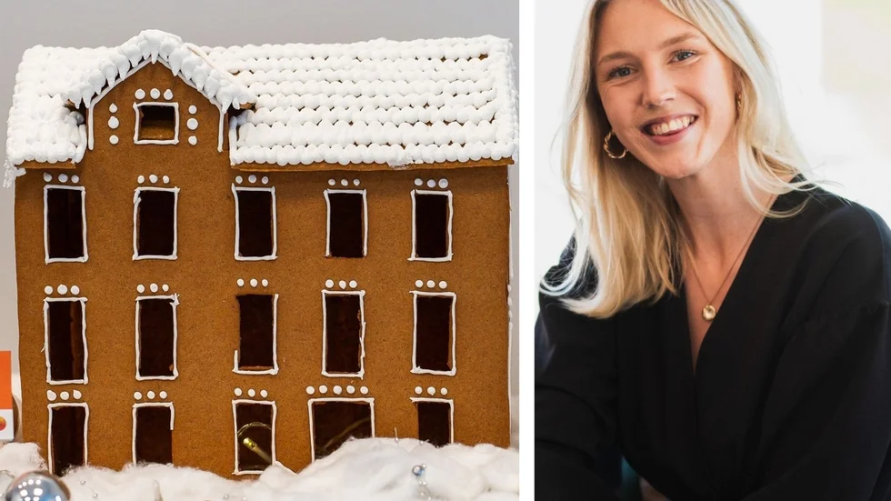 Mäklaren Lisa Fritz är förtjust i initiativet: "Det gör gott och är fantastiskt". Hon och hennes kollega har tillsammans med ett kafé i Mjölby skapat Tomtegränd 24. 