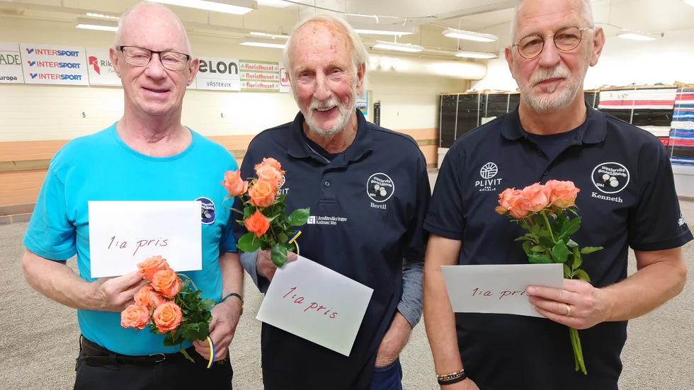WBS Bernt Kedfors, Bertil Nilsson och Kenneth Rylander vann Gertrudsvikstrippeln.