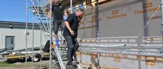 De bygger ut med en bilhall i Bureå