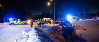En person till sjukhus efter krock i Norrfjärden